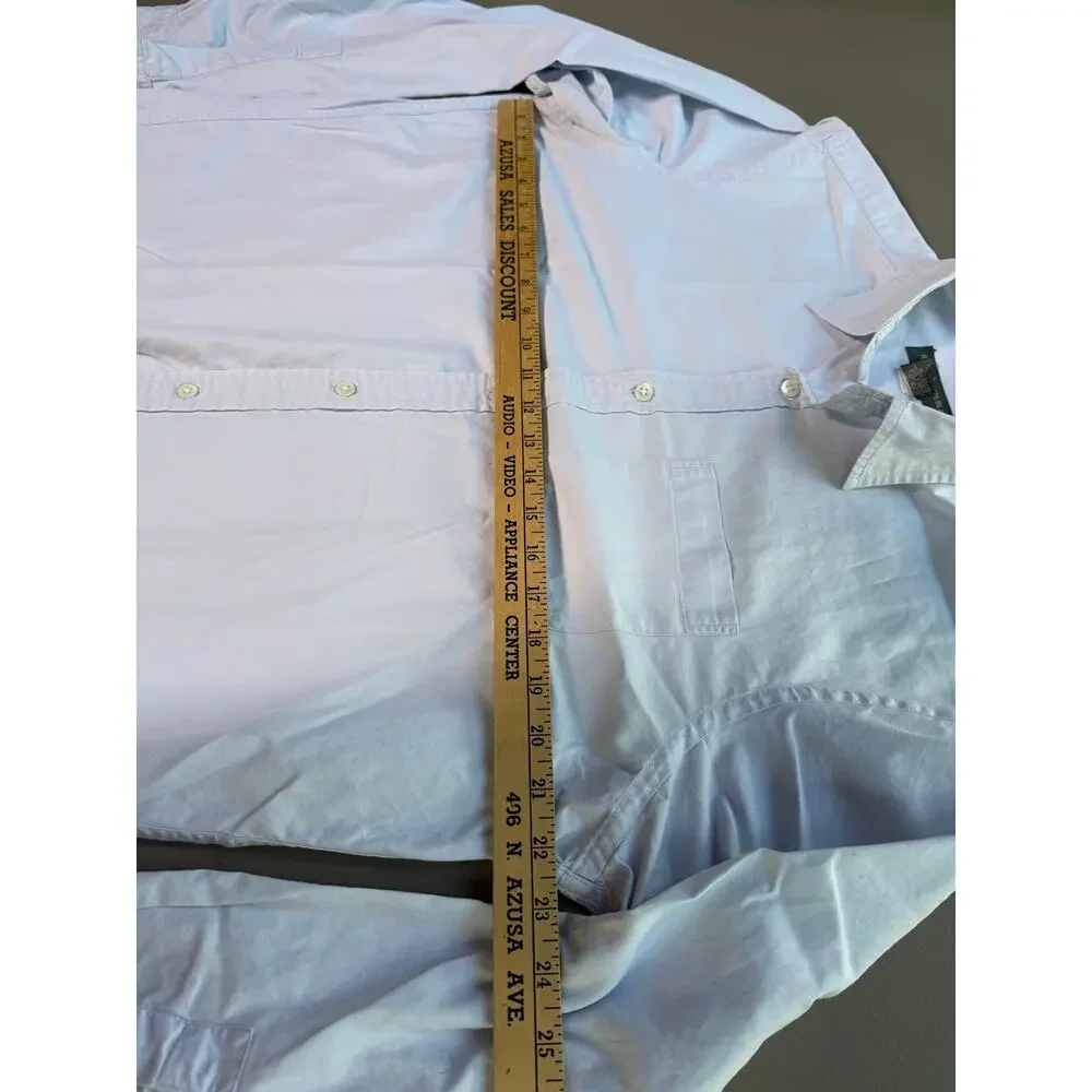 Banana Republic 100% Cotton M Button Down Office Shirt MEDIUM